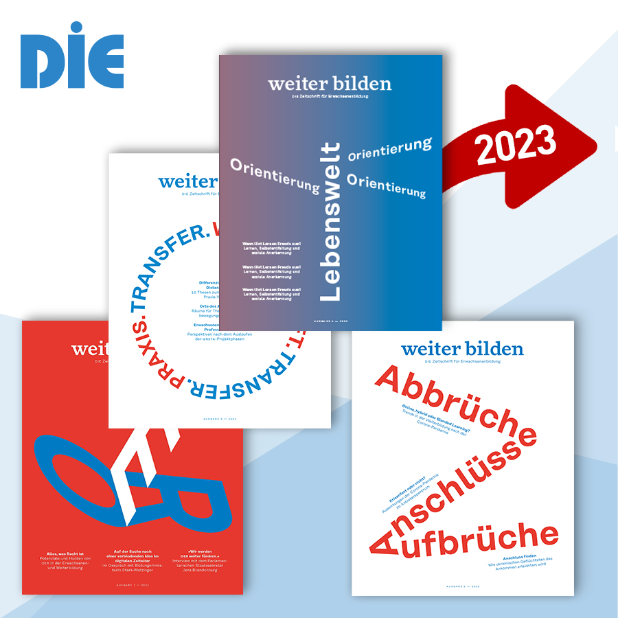 „weiter bilden“ im Jahr 2023