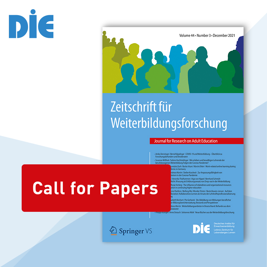 Cover Zeitschrift für Weiterbildungsforschung