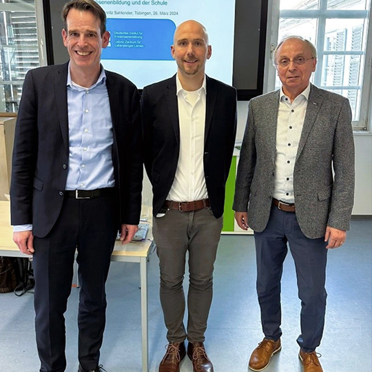 v.r.: Hannes Schröter, Moritz Sahlender, Josef Schrader 