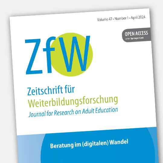 Logo Zeitschrift für Weiterbildungsforschung
