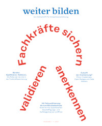 Vorschaubild Cover Heft 1/2024 anerkennen – validieren – Fachkräfte sichern