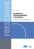 Cover Geschichte der Erwachsenenbildung