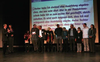 Team der Produktionsschule Unna