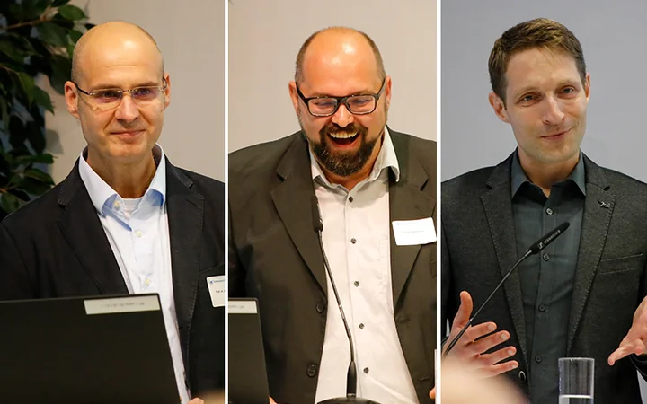 Andreas Martin, Maik Wunder und Christian Grabau (v.li.) – FU Hagen