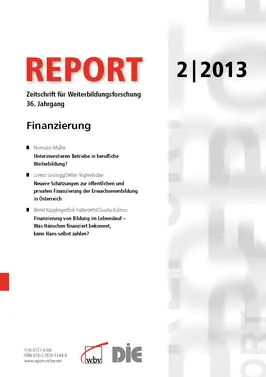 Finanzierung von Bildung im Lebenslauf