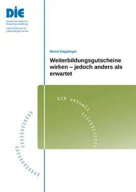 Weiterbildungsgutscheine wirken – jedoch anders als erwartet