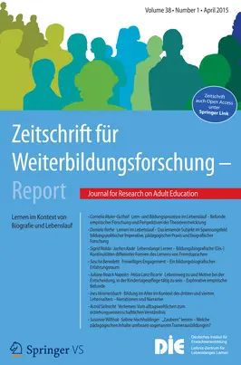 Lern- und Bildungsprozesse im Lebenslauf 