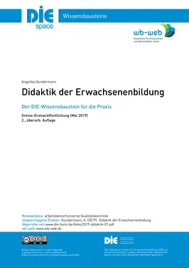 Didaktik der Erwachsenenbildung
