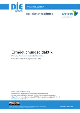 Ermöglichungsdidaktik