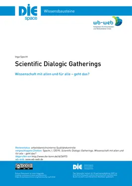 Scientific Dialogic Gatherings