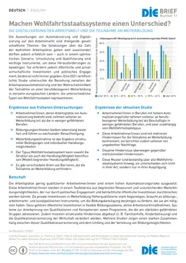 Machen Wohlfahrtsstaatssysteme einen Unterschied? / Do welfare regimes matter?