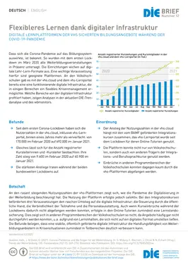 Flexibleres Lernen dank digitaler Infrastruktur / More flexible learning thanks to digital infrastructure