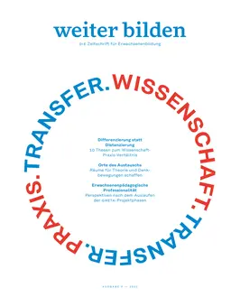 Erwachsenenpädagogische Professionalität entwickeln