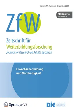 Erwachsenenbildung und Nachhaltigkeit