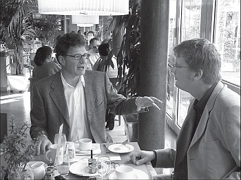 Rober Willemsen und Peter Brandt